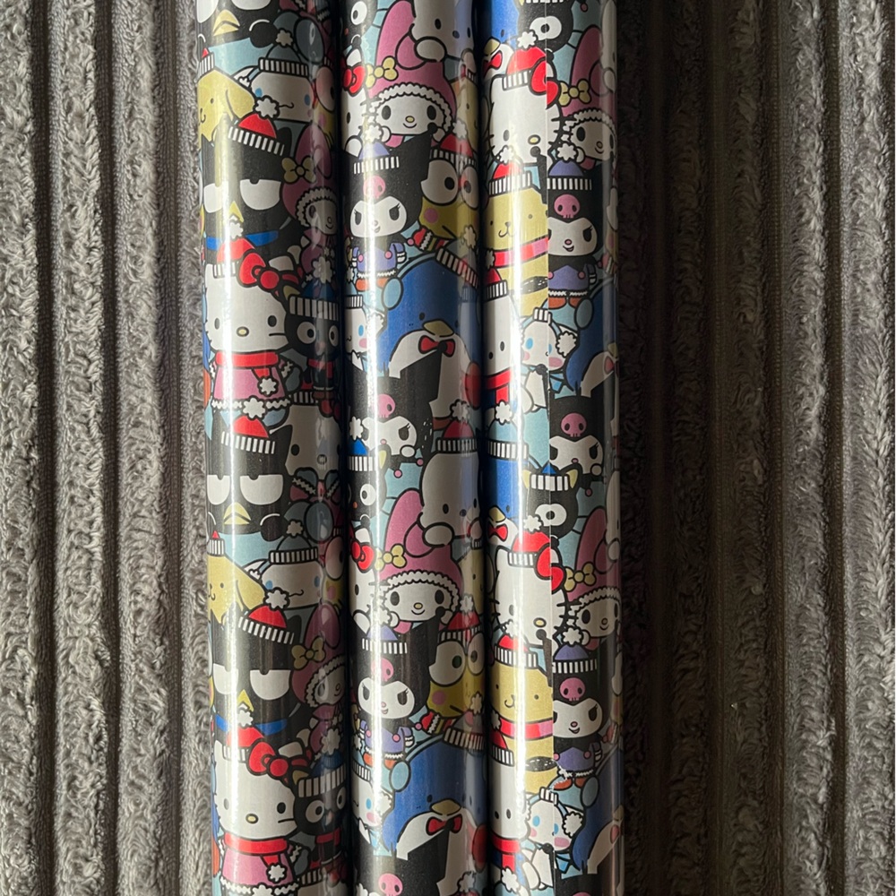 Hello Kitty Christmas Wrapping Paper set of 3